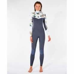 Devant -Rip Curl Soldes combinaison de surf 3 2 rip curl femme dawn patrol chest zip 1