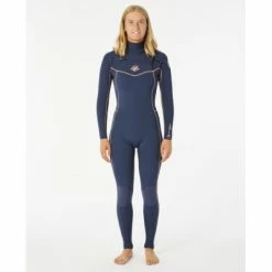 Combinaison De Surf Rip Curl Enfant Dawn Patrol 4/3 Chest Zip -Rip Curl Soldes combinaison de surf 3 2 rip curl femme dawn patrol performance chest zip