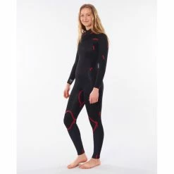 Devant -Rip Curl Soldes combinaison de surf 3 2 rip curl femme omega back zip 1