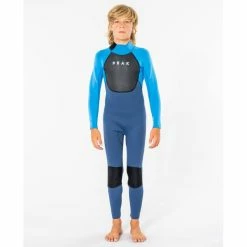 Combinaison De Surf Enfant Peak Energy 3/2 Flat Lock Back Zip -Rip Curl Soldes combinaison de surf enfant peak energy 3 2 flat lock back zip 2