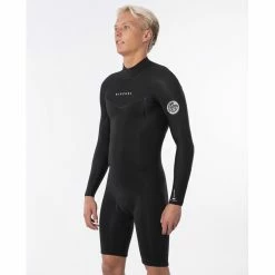 Combinaison De Surf Shorty Manches Longues Rip Curl Homme Dawn Patrol B/Zip