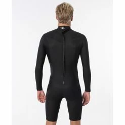 Combinaison De Surf Shorty Manches Longues Rip Curl Homme Dawn Patrol B/Zip -Rip Curl Soldes combinaison de surf shorty manches longues rip curl homme dawn patrol b zip 3