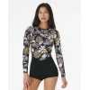 Devant -Rip Curl Soldes combinaison de surf shorty rip curl femme g bomb boyleg manches longues 1