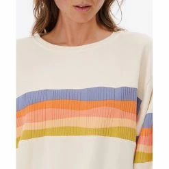 Sweat Crew Rip Curl Melting Waves -Rip Curl Soldes sweat crew rip curl melting waves 4