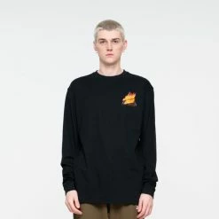 T-Shirt Manches Longues Santa Cruz Flamed Not A Dot -Rip Curl Soldes t shirt manches longues santa cruz flamed not a dot 2