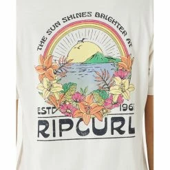 T-Shirt Rip Curl Brighter Sun Relaxed -Rip Curl Soldes t shirt rip curl brighter sun relaxed 3