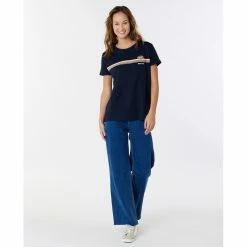 T-Shirt Rip Curl Melting Waves -Rip Curl Soldes t shirt rip curl melting waves 2