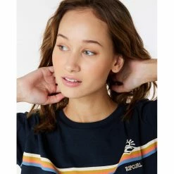 T-Shirt Rip Curl Melting Waves -Rip Curl Soldes t shirt rip curl melting waves 4